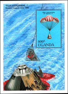 Uganda #693-702, Complete Set(10), 1989, Space, Never Hinged