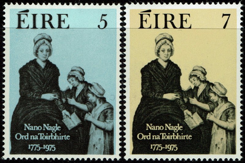 Ireland #374-375  MNH - Presentation Order of Nuns (1975)