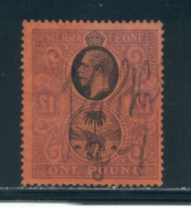 Sierra Leone 119  Used cgs