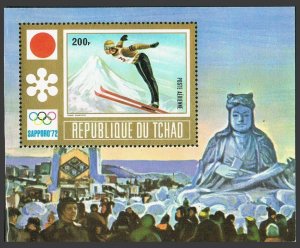 Chad 248-250,C114-C115,C116-C117,MNH. Olympics Sapporo-1972.Downhill skiing,