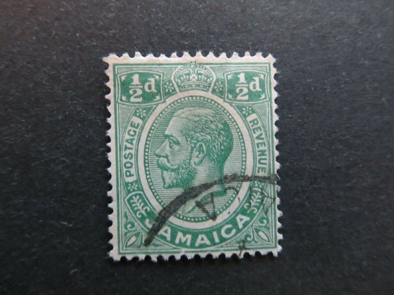 A4P21F9 Jamaica 1921-27 1/2d used