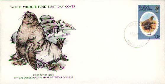 Tristan Da Cunha, First Day Cover, Marine Life