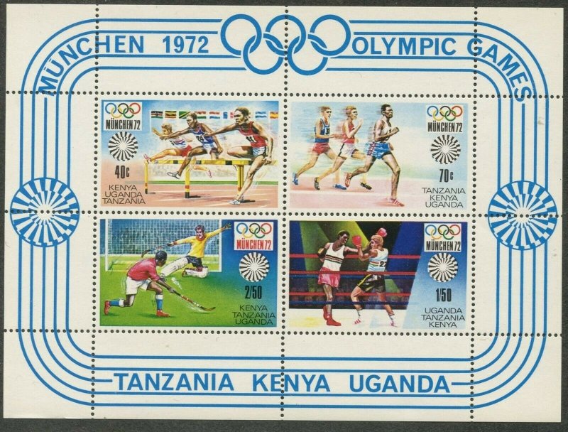 KUT  Sc#253a 1972 Munich Olympics Souvenir Sheet OG Mint NH