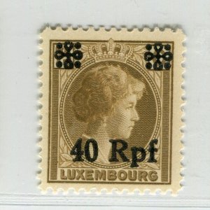 GERMANY; LUXEMBOURG OCCUPATION 1940s Charlotte surcharged MINT MNH 40pf. value