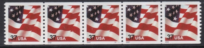 3631 Flag PNC Plate #S1111 MNH