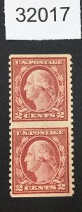 US STAMPS #540a MINT OG H/NH PAIR LOT #32017