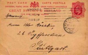 Great Britain, Government Postal Card