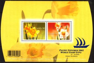 Canada 2005 Flowers Narcissus Mi. Bl. 74 MNH