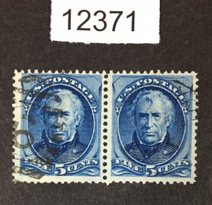 MOMEN: US STAMPS # 179 PAIR VF USED LOT #12371