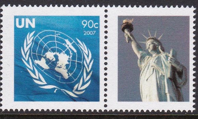 939 United Nations 2007 Personalized MNH