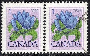 Canada - 1979 - Scott #781 - used pair - Flower