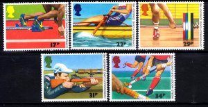 Great Britain 1986 Sports Complete Mint MNH Set SC 1149-1153