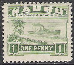 Nauru #18a Freighter MH