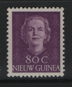 Netherlands New Guinea  #18 MNH  1950  Juliana 80c