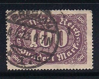 Germany Sc. # 199 Used Inflation Issue Wmk.126 - L56