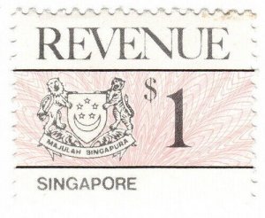 (I.B) Singapore Revenue : Duty Stamp $1