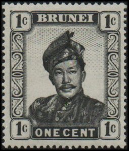 Brunei 83 - Mint-NH - 1c Sultan Omar Ali Saifuddin (wmk: 4) (1952)