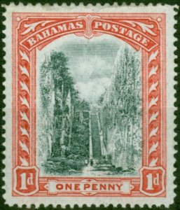 Bahamas 1901 1d Black & Red SG58 Fine MM