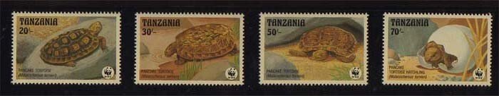 Tanzania 1993 Sc 1004-1007 WWF set MNH