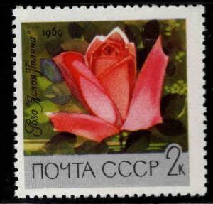 Russia Scott 3596 Flowering Rose stamp