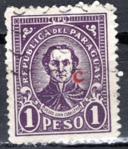 Paraguay; 1935: Sc. # L22: Used Single Stamp