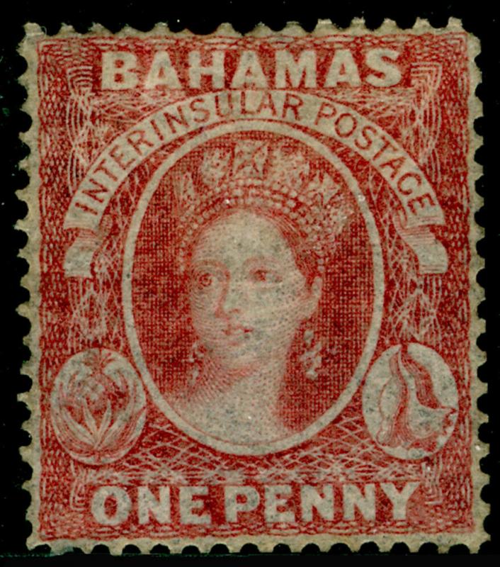 BAHAMAS SG3, 1d Lake, M MINT. Cat £5500.