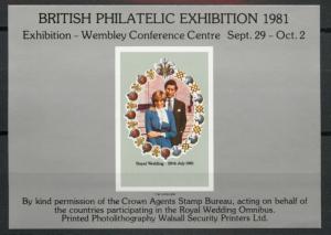 GREAT BRITAIN GREAT BRITAIN 1981 British Philatelic Exhibition MNH