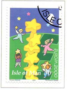 Isle of Man Sc 883 2000 Europa stamp used