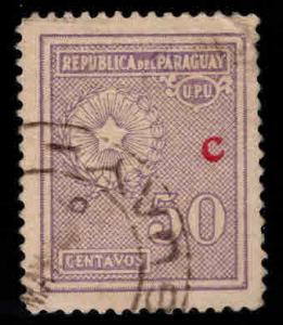 Paraguay Scott L17 Interior mail Campana  C rural mail overprint