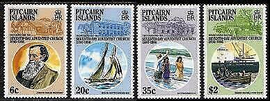 HERRICKSTAMP PITCAIRN ISLANDS Sc.# 277-80 Adventist Church