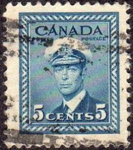 Canada 255 - Used - 5c George VI (1942) (1)