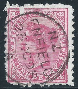 New Zealand, Sc #61, 1d Used