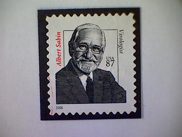 United States, Scott #3435, used(o), 2006, Dr. Albert Sabin, 87¢, red and black