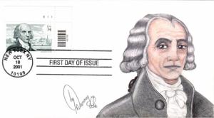 #3545 James Madison Cole FDC