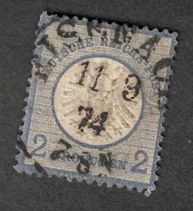 Germany, Scott # 18, used, CV= $ 6.25 Lot 250116-01