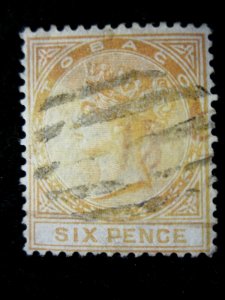 TOBAGO - SCOTT# 3 - USED - CAT VAL $82.50