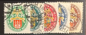 Germany, 1928, SC B23-B27, Used, VF Set