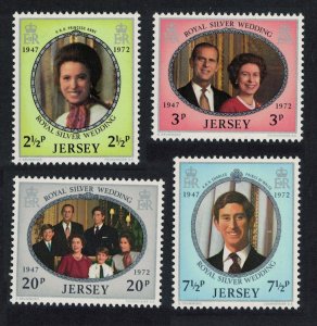 Jersey Royal Silver Wedding 4v 1972 MNH SG#81-84