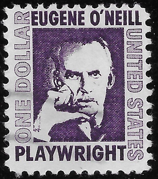 US #1294a $1 Promenant Americans - Eugene O'Neill