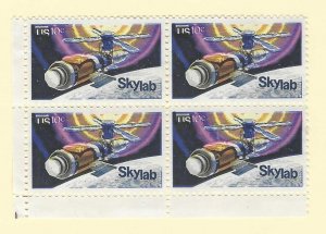 US 1974 ERROR SKYLAB THE BLACKNESS OF OUTER SPACE COVERS PART OF US 11C ONLY