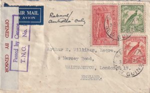 1941, Rabaul, New Guinea to London, England, Censored, See Remark (C4264)