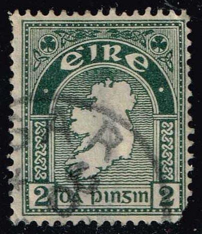 Ireland #68 Map of Ireland; Used (0.75)