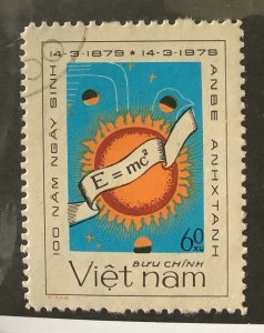 Vietnam 1979 Scott 984 CTO - 60xu,  100th Anniv of the Birth of Albert Einstein