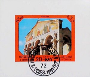 1972 Sharjah Treasures from the Middle East Used Sheet 15420-