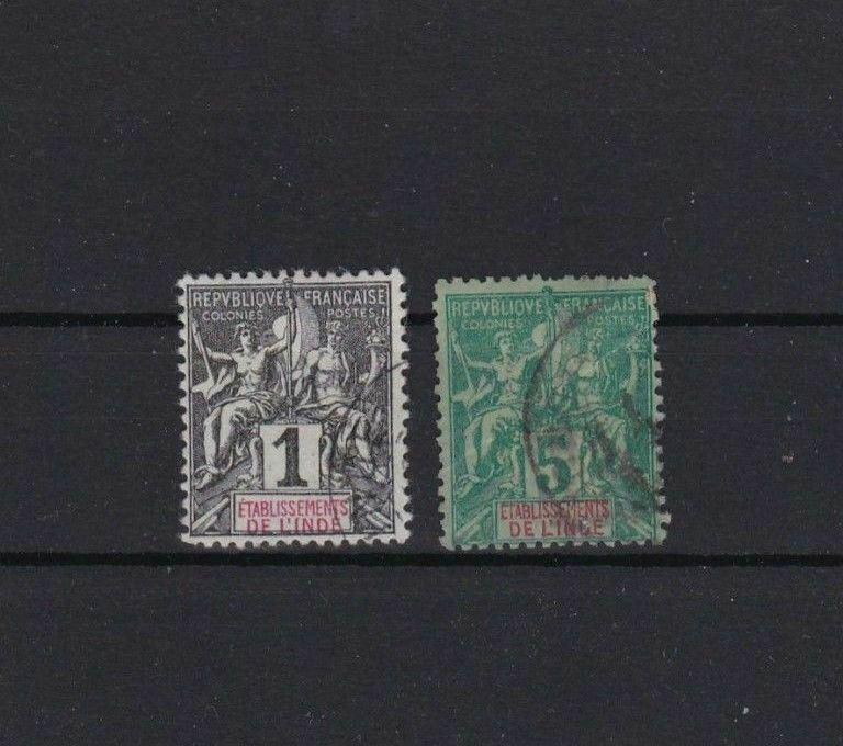 FRENCH INDIA STAMPS1892 USED   6817