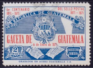 Guatemala, 1971, Centenary of Newspaper, Mi#901, used