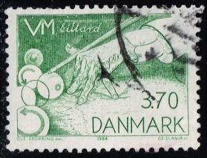 Denmark #750 Billiards; Used