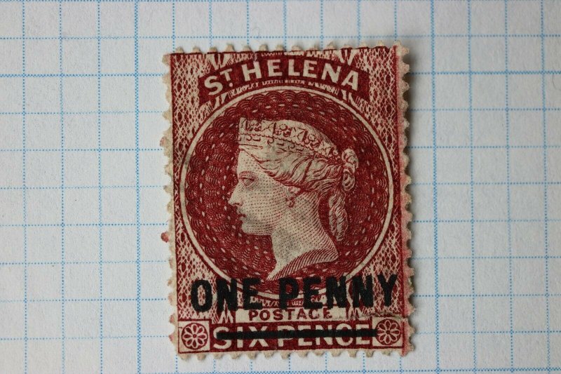 St. Helena sc#25 short bar 13.5mm used tear fault