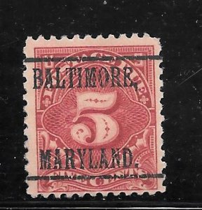 #J64 Used Single PRECANCEL AS SHOWN