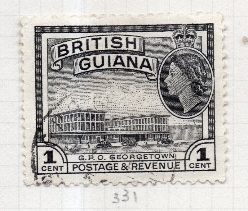 British KUT 1953 QEII Early Issue Fine Used 1c. NW-206580